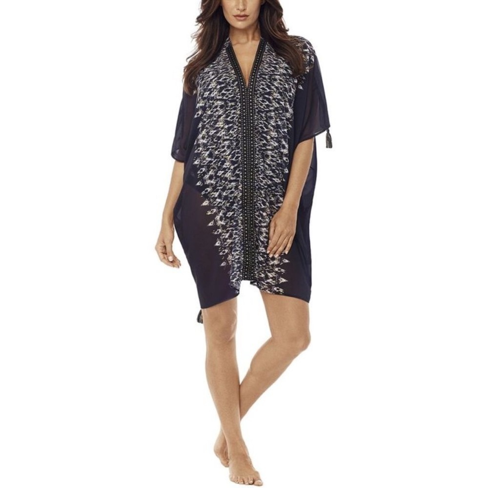 Miraclesuit Labrinth Caftan Coverup Size Medium NEW
